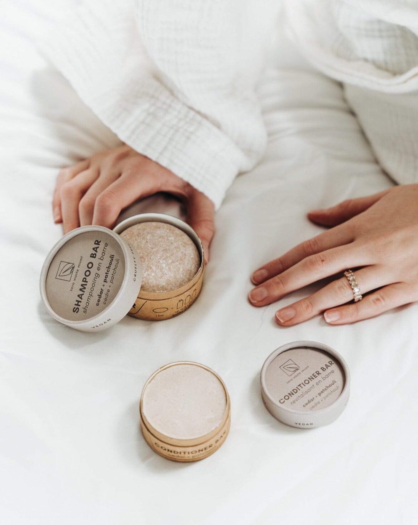 Conditioner Bar | Cedar + Patchouli conditioner bar Zero Waste MVMT