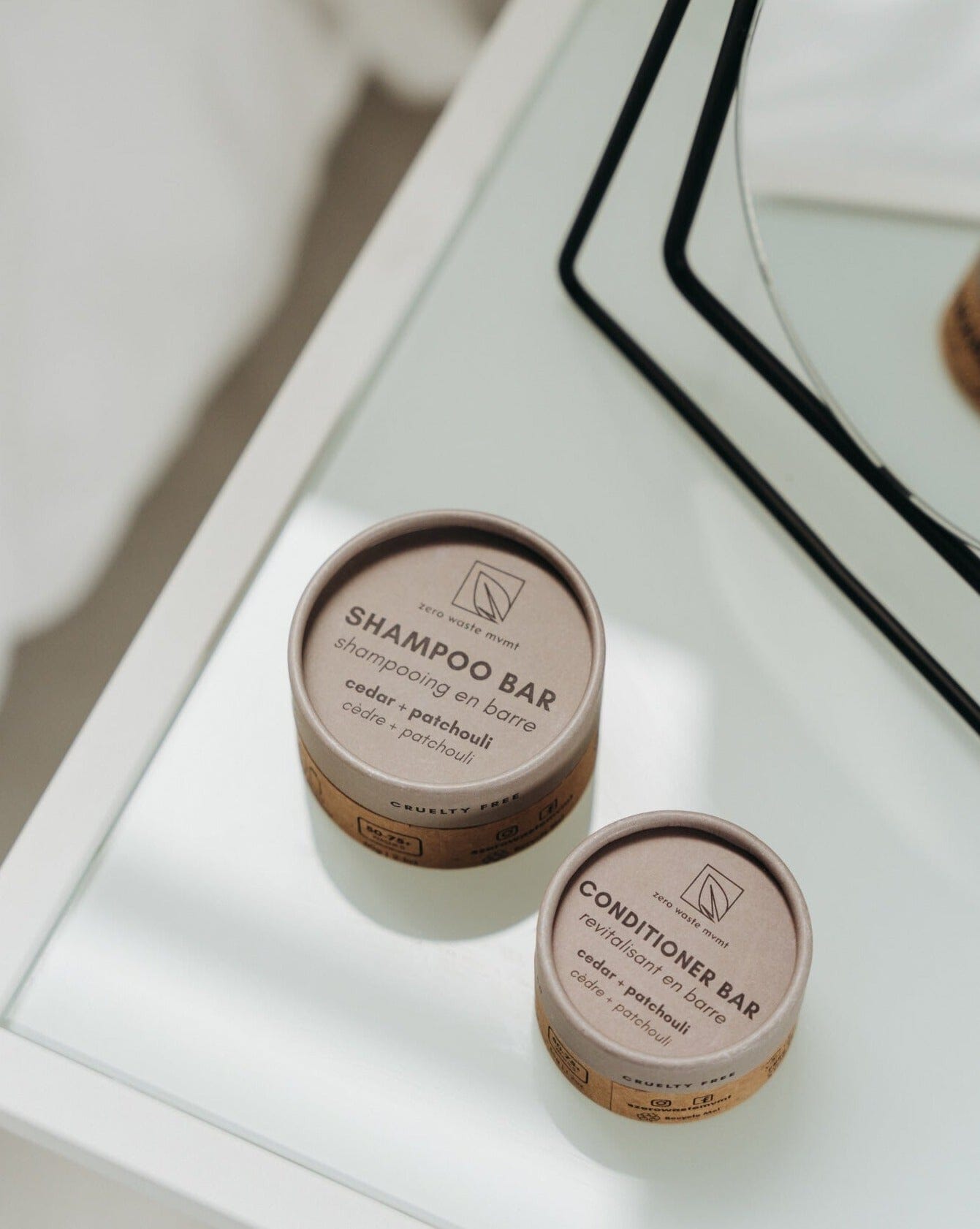 Conditioner Bar | Cedar + Patchouli conditioner bar Zero Waste MVMT