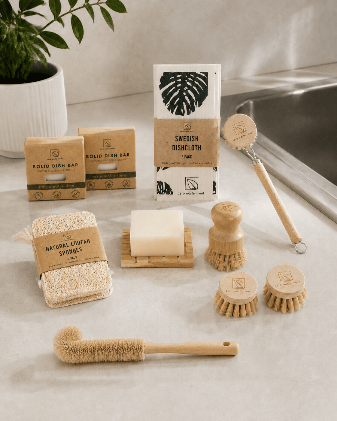 Dish Washing Bundle (Complete) Zero Waste MVMT
