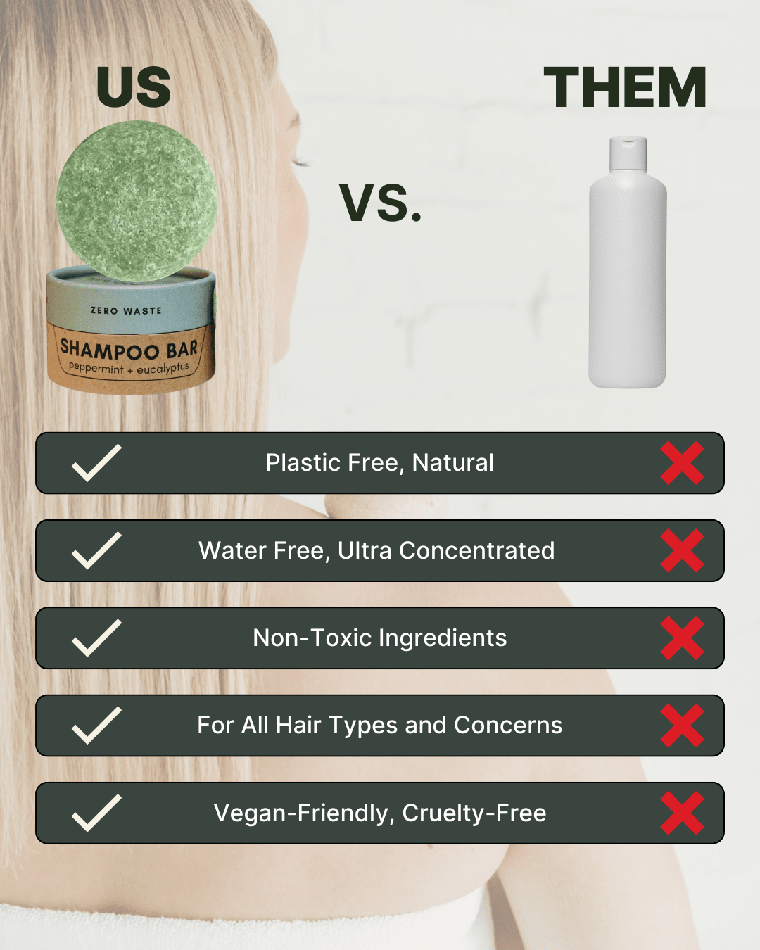 Hair Care Duo | Shampoo Bar & Conditioner Bar Shampoo Bar Zero Waste MVMT