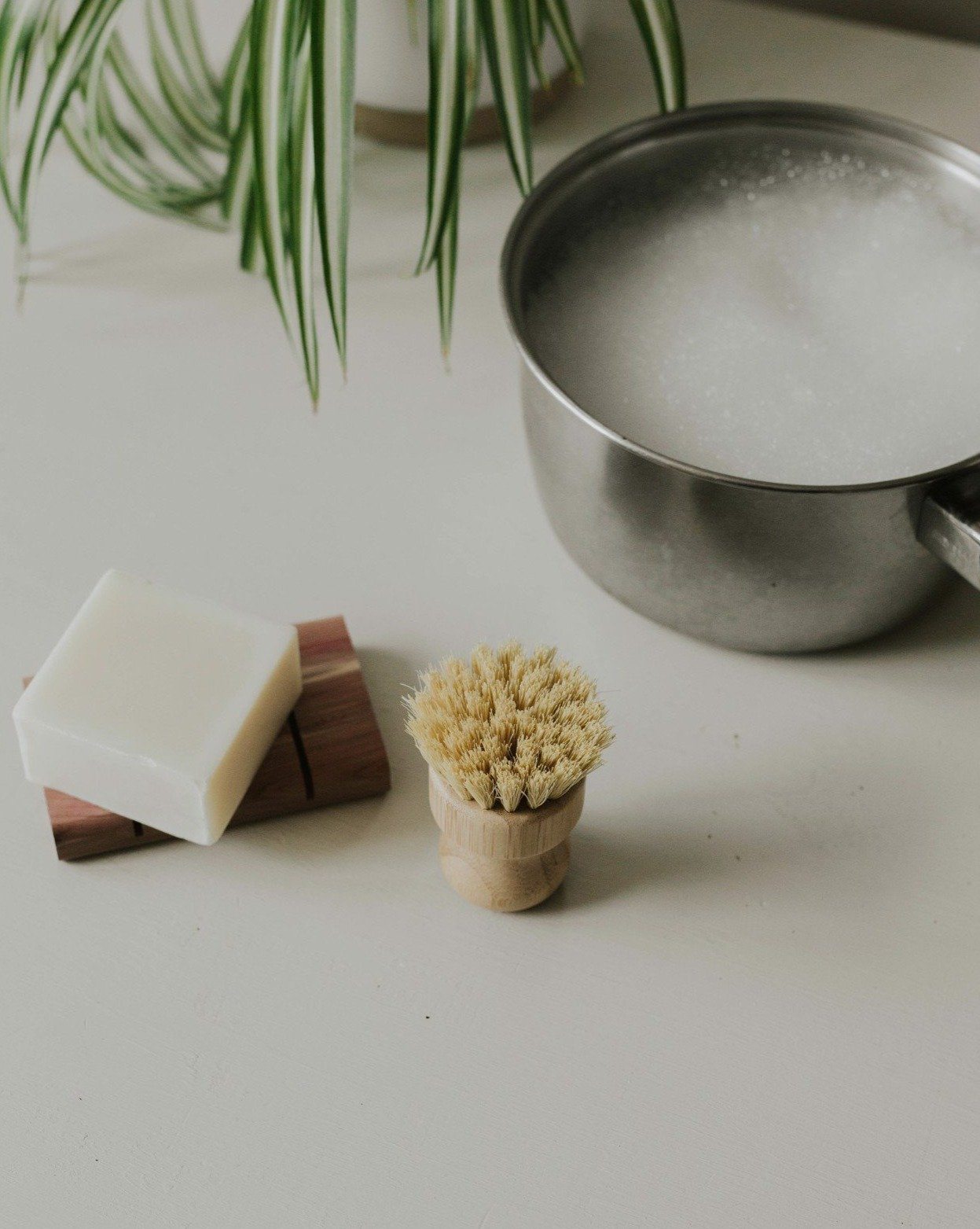 Bamboo Pot Brush Zero Waste MVMT