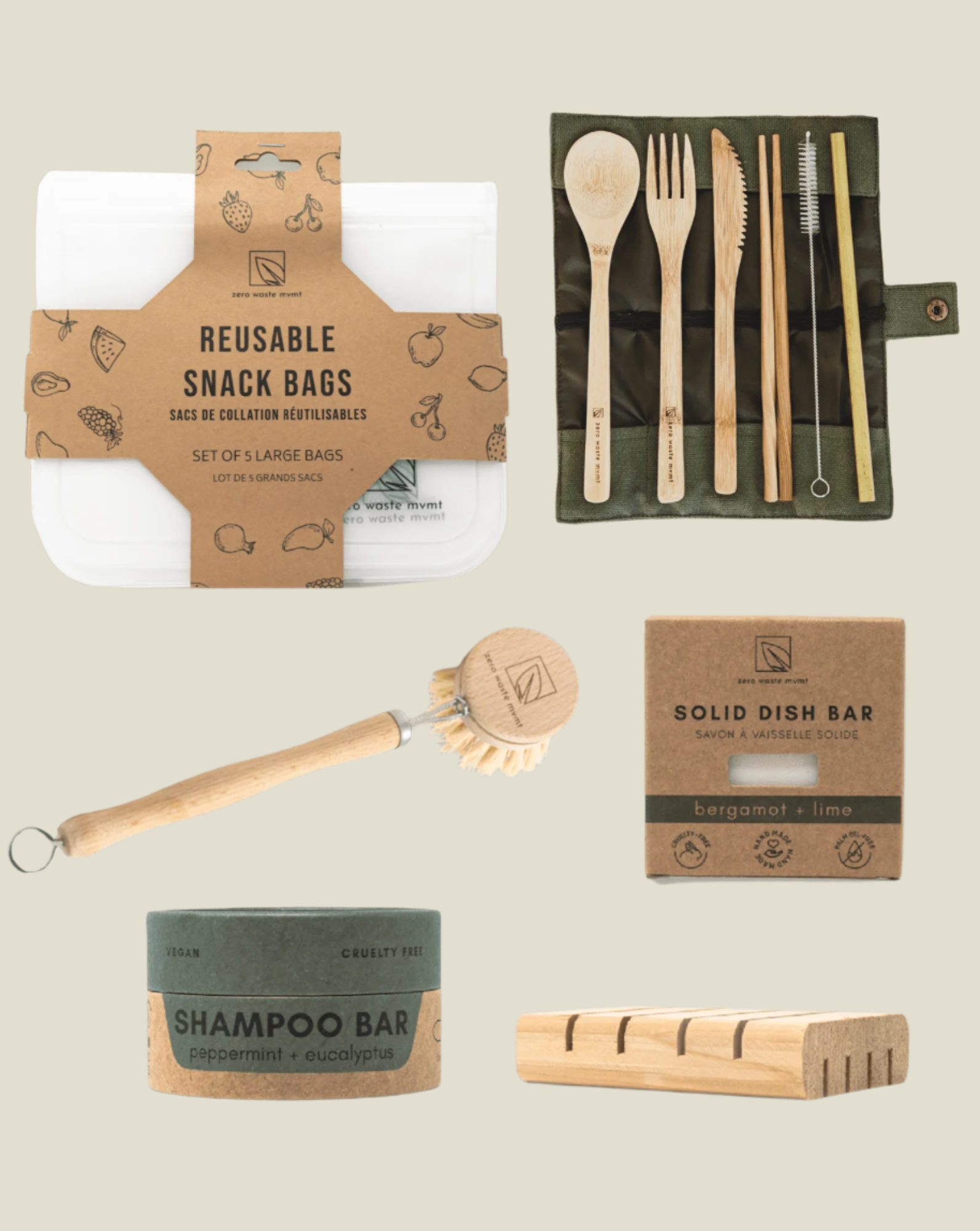 Camping Essentials Bundle Zero Waste MVMT