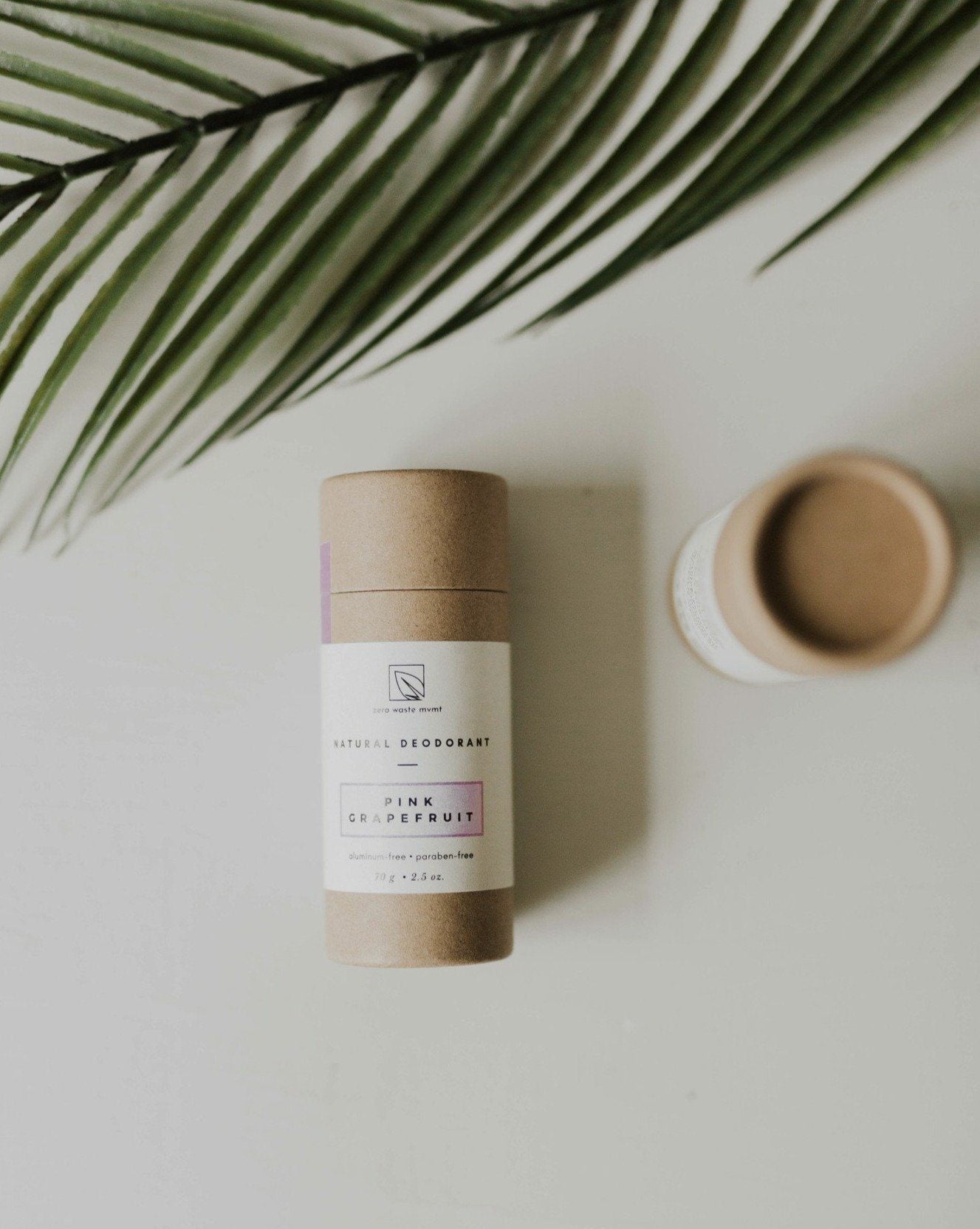 Natural Deodorant Zero Waste MVMT Pink Grapefruit