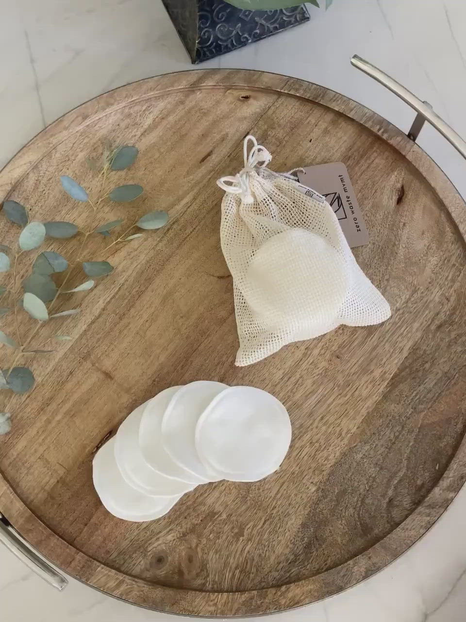 12x Makeup Remover Pads With Bag